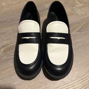 Sincerely Jules Black and White Loafers